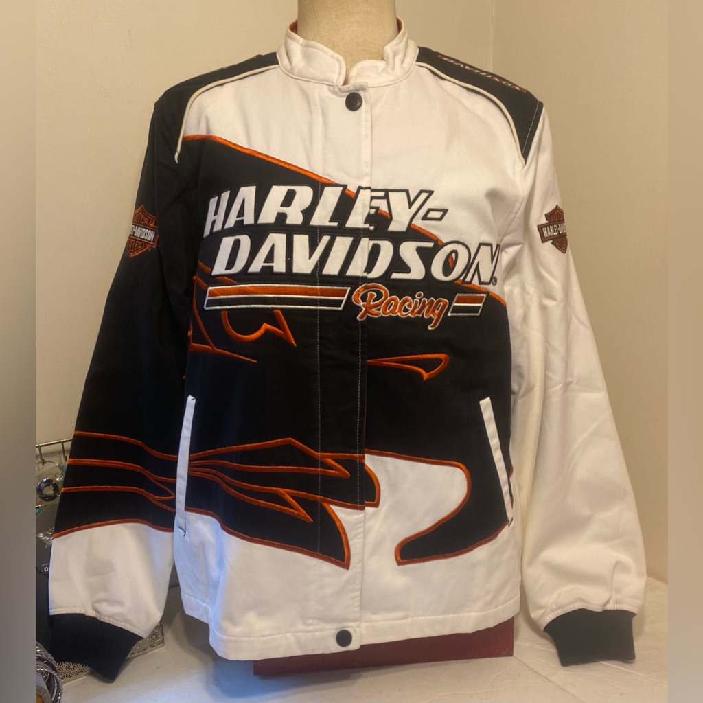Harley Davidson Ladies 1w Racing Edition Screaming Eagle Jacket Rare Rare Rare
